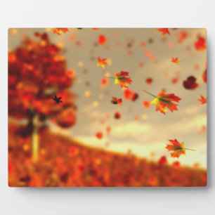 Photo Ride the October Breeze Picture Plaque