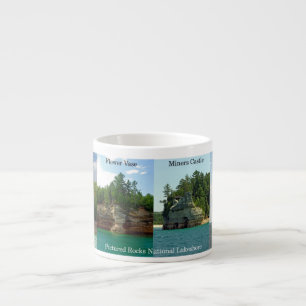 Photo Rocks National Lakeshore espresso mug