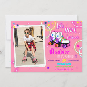Photo Roller invitation anniversaire invitation de