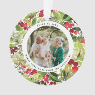 photo rouge et vert fête moderne botanique moderne