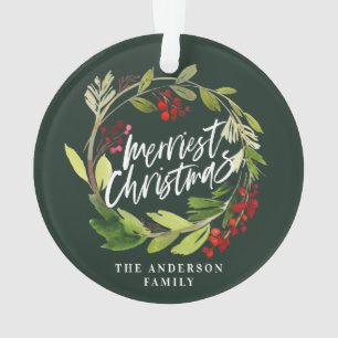 photo rouge et vert fête moderne botanique moderne