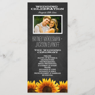Photo Rustic Chalkboard Sunflower Programmes de ma