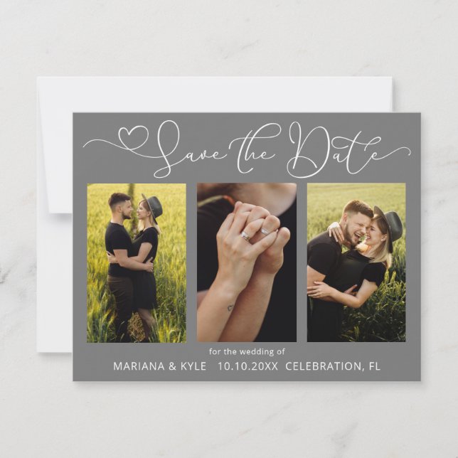 Photo Save the Date Modern Mariage Faire-part (Devant)