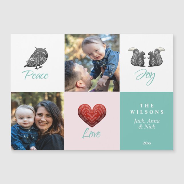 Photo Scandinave moderne mignon Noël (Devant)