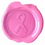 Photo Sculpture Aimant Diecut Sceau de cire rose<br><div class="desc">Aimant Diecut Sceau de cire rose</div>