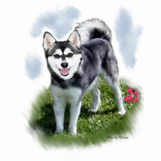 Photo Sculpture Alaskan Klee Kai Art (Devant)