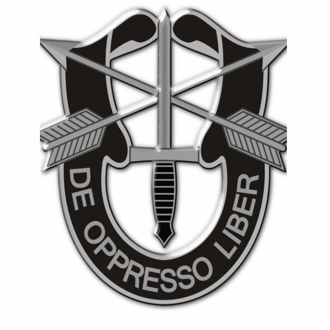 Photo Sculpture Anciens combattants des Bérets verts des forces sp (Devant)