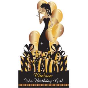 Photo Sculpture Anniversaire ou princesse Girl de diva de partie