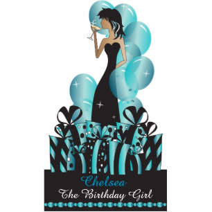 Photo Sculpture Anniversaire ou princesse Girl de diva de partie