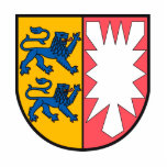Photo Sculpture Armoiries du Schleswig-Holstein<br><div class="desc">Les armoiries du Schleswig-Holstein sur de nombreux produits intéressants</div>