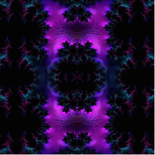 Photo Sculpture Aurora Borealis à minuit fractal