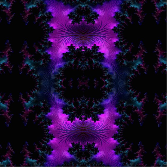 Photo Sculpture Aurora Borealis à minuit fractal (Devant)