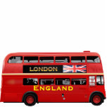 Photo Sculpture Autobus à  impériale rouge de Londres<br><div class="desc">L'autobus à deux étages rouge du titan RTL554 de Leyland est un symbole vrai de Londres et de la Grande-Bretagne. Appuyez sur le bouton de "personnaliser" pour ajouter le texte, sélectionnez la police, ajustez les couleurs et la taille, et faites un cadeau ou un souvenir parfait pour des vos aimés...</div>
