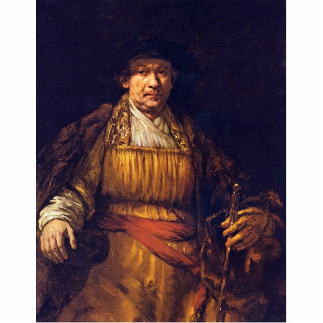 Photo Sculpture Autoportrait par Rembrandt Harmensz. Van Rijn (Devant)
