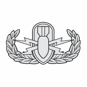 Photo Sculpture badge EOD