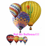 Photo Sculpture Ballons à air chauds ! ! !<br><div class="desc">Un collage de sept ballons à air chauds différents avec le texte,  "ballons à air chauds ! ! !"</div>