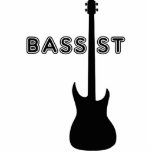 Photo Sculpture Bassiste<br><div class="desc">Cool bass guitar silhouette with great fonts. Awesome vend idea for bass players and fans of the bass guitar.</div>