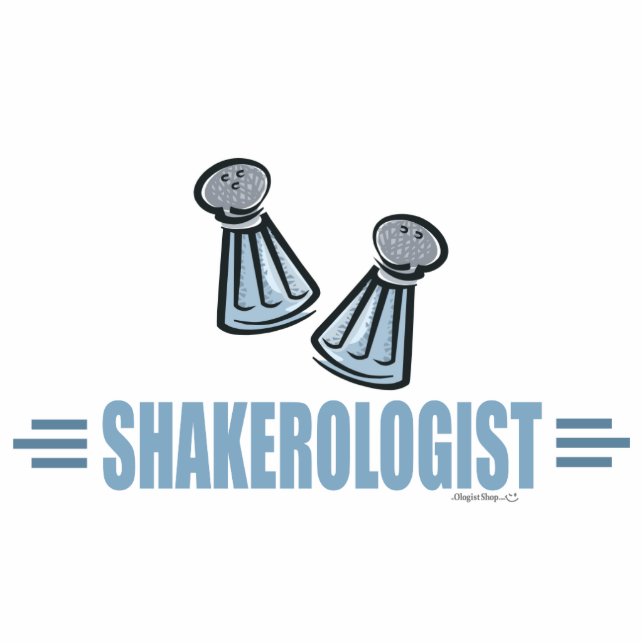 Photo Sculpture Boissons humoristiques de sel et de poivre (Devant)