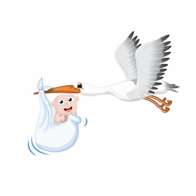 Photo Sculpture Bouche portant bébé nouveau-né (Devant)