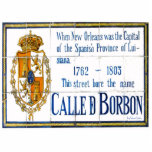 Photo Sculpture Bourbon St, Réplique espagnole en mosaïque<br><div class="desc">Bourbon St, Réplique espagnole en mosaïque</div>