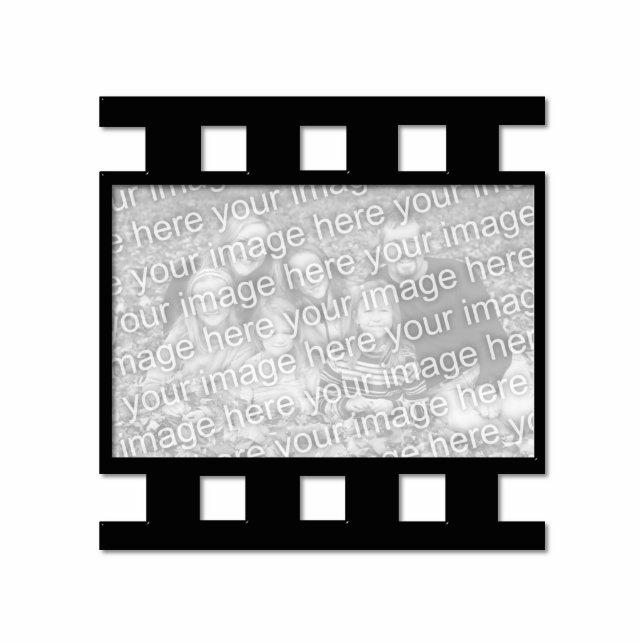 Photo Sculpture Cadre fait sur commande de photo de bande de film (Devant)