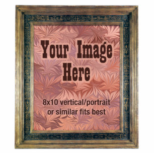 Photo Sculpture Cadre Or Orné