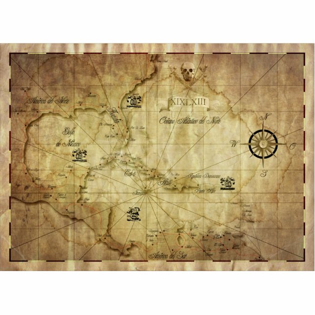 Photo Sculpture Caraïbes - ancienne carte (Devant)