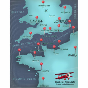 Photo Sculpture Carte marine anglaise