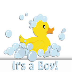 Photo Sculpture C'est un Baby shower à bulle Bleu