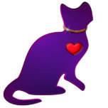 Photo Sculpture Chat pourpre de Kitty<br><div class="desc">Chat pourpre de Kitty</div>