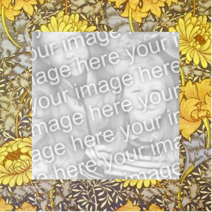 Photo Sculpture Chrysanthèmes par William Morris