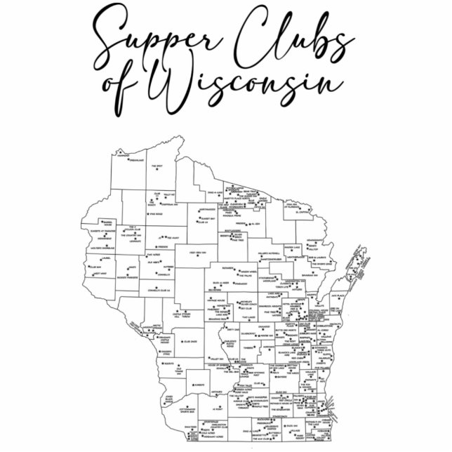Photo Sculpture Clubs de soupe du Wisconsin (Devant)