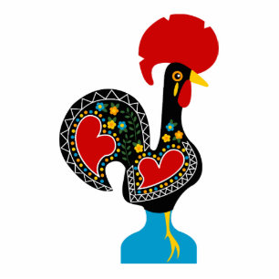 Photo Sculpture Coq traditionnel du Portugal en noir