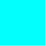 Photo Sculpture couleur aqua / cyan<br><div class="desc">couleur aqua / cyan 00FFFF type de bleu</div>