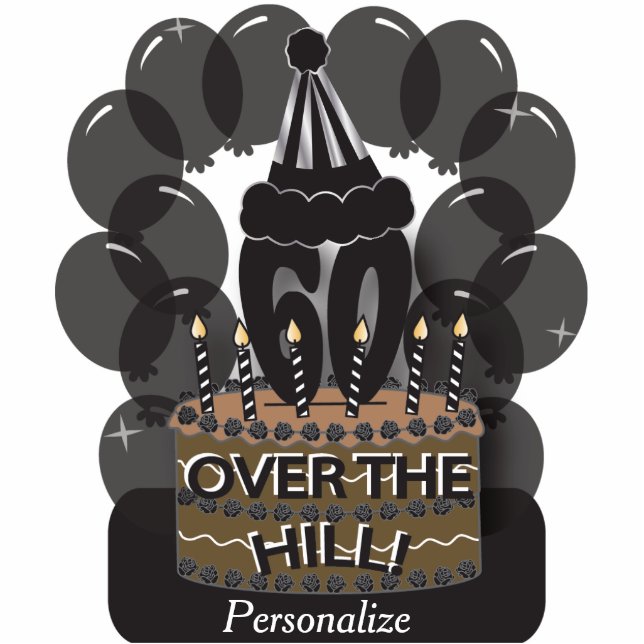 Photo Sculpture Coupe-circuit heureux d'anniversaire de Topper de (Devant)