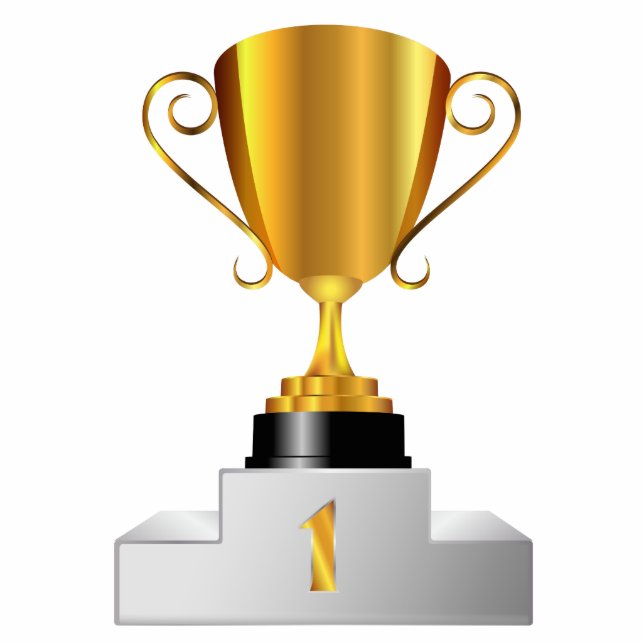 Photo Sculpture Coupe trophée d'or (Devant)