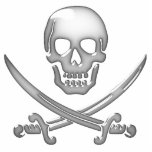 Photo Sculpture Crâne et os croisés - Jolly roger<br><div class="desc">Soyez prêts pour le Jour "Parlez comme un pirate", salope... ... Merci de votre visite! Gravityx9 Designs offre une grande variété de designs et d'images. Contactez-moi pour obtenir des informations sur les nouveaux produits. Pour plus de produits sur le thème des pirates, visitez la section PIRATE DAY de ce magasin....</div>