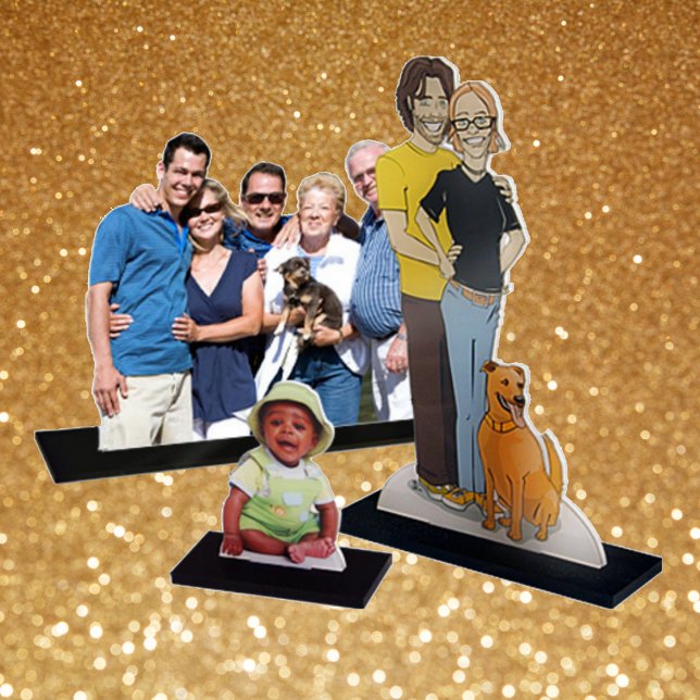 Photo Sculpture Créer une statue photo de famille 3D personnalisée (Create Make Custom 3D Family Photo Statue Cut Out)
