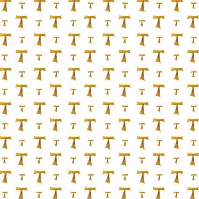 Photo Sculpture Croix de Tau d'or de franciscain (Devant)