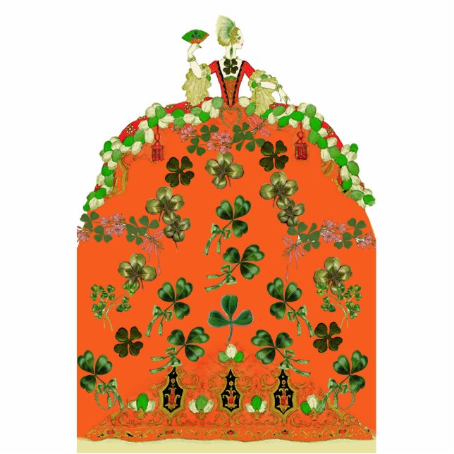 Photo Sculpture DAY ORANGE ET SHAMROCK St. Patricks Day Party (Devant)