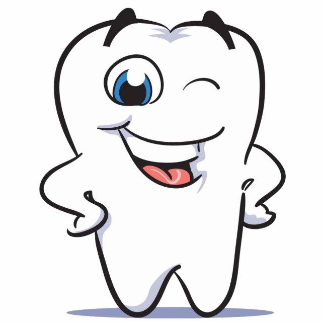 Photo Sculpture dents heureuses (Devant)