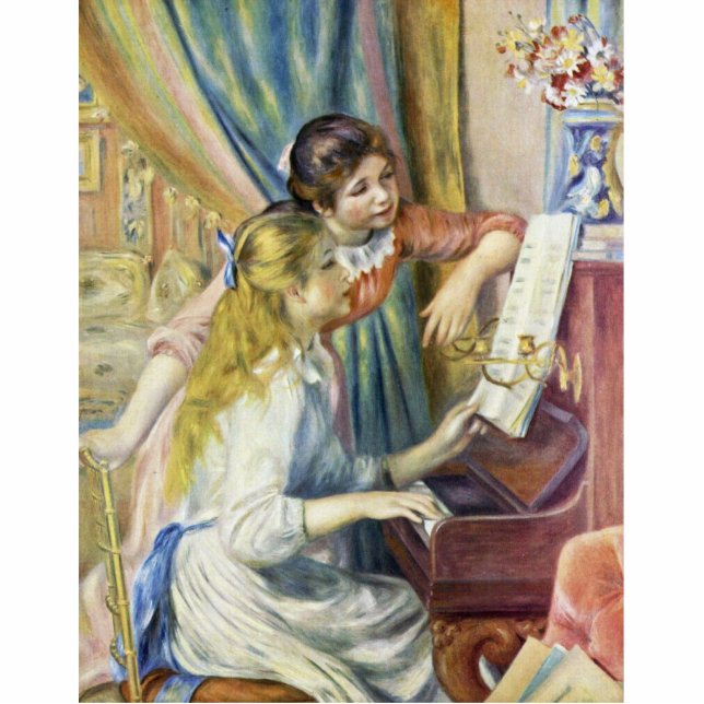 Photo Sculpture Deux filles au piano, par Pierre-Auguste Renoir (Devant)