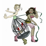 Photo Sculpture Deux jolis oiseaux<br><div class="desc">Illustrations originales par Thedustyphoenix. http://www.thedustyphoenix.com</div>