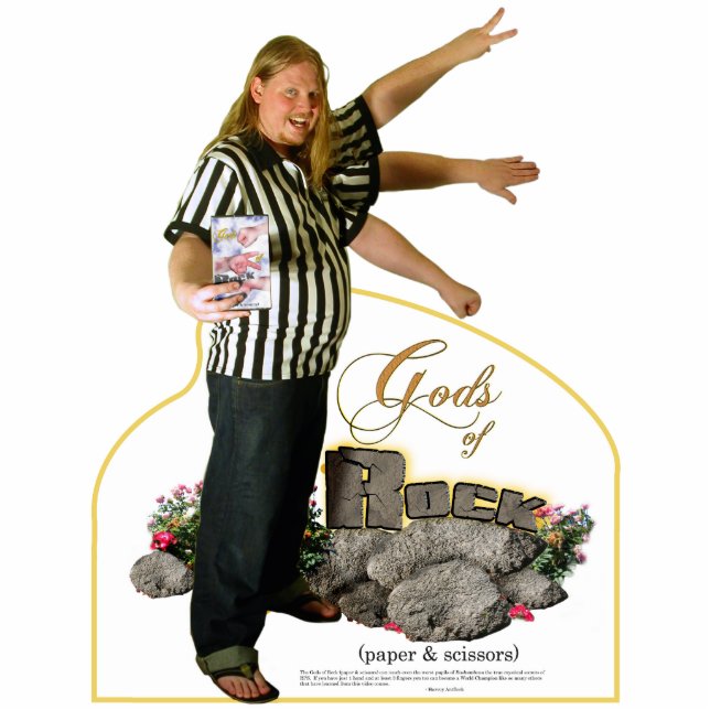 Photo Sculpture Dieux de roche (papier et ciseaux) (Devant)