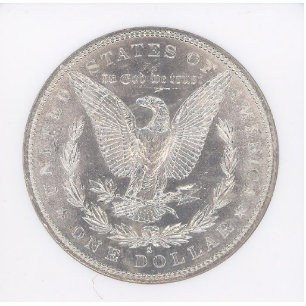 Photo Sculpture Dollar en argent Eagle de Morgan