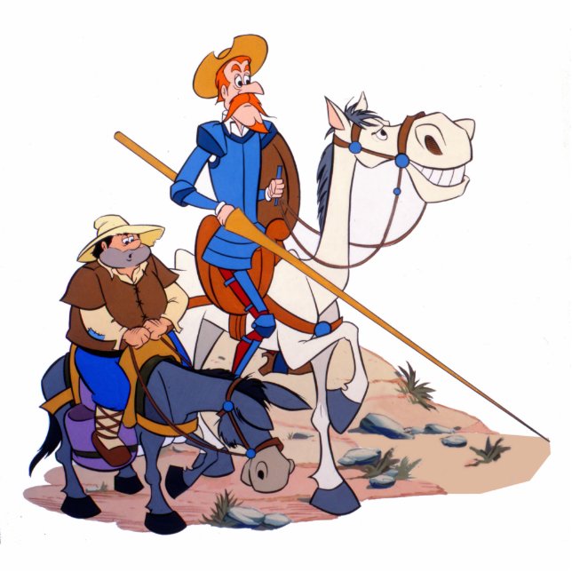 Photo Sculpture DON DON QUICHOTTE et SANCHO - 400 ans par (Devant)