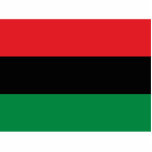 Photo Sculpture Drapeau panafricain de l'UNIA<br><div class="desc">Le drapeau panafricain - aussi connu sous le nom de drapeau de l'UNIA,  le drapeau afro-américain,  le drapeau de libération noire et d'autres noms divers est un drapeau tricolore composé de trois bandes horizontales égales de (du haut vers le bas) rouge,  noir et vert.</div>