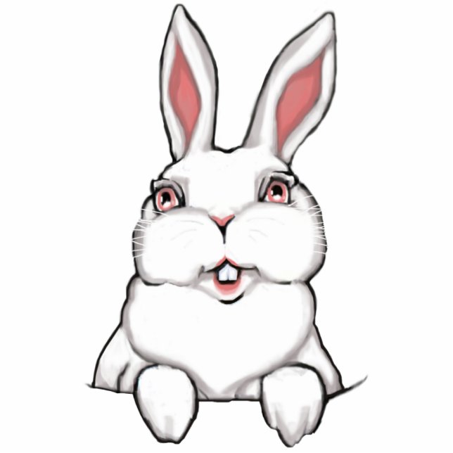 Photo Sculpture Easter Bunny Rabbit Sculpture (Devant)