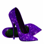 Photo Sculpture Élégante Parties scintillant violet Chaussures hau<br><div class="desc">Elégante parties scintillant violet haute talon chaussure photo sculpture. Vous pouvez choisir votre style, taille, quantité et type de produit en cliquant sur le bouton customiser pour commencer. Veuillez noter que tous les designs que vous trouverez sur Zazzle sont des graphiques imprimés sans parties scintillant, bijoux, arcs, surélevés, gaufrés, ou...</div>
