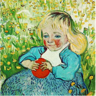 Photo Sculpture Enfant avec orange, 1890. Vincent van Gogh.